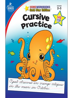 cover image of Cursive Practice, Grades 2--3